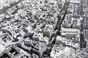 Oran - Bd Joffre ex-National - Vue aerienne